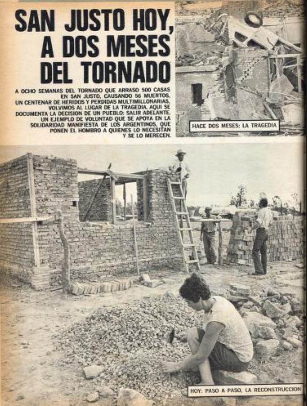 El día después del Tornado del 73