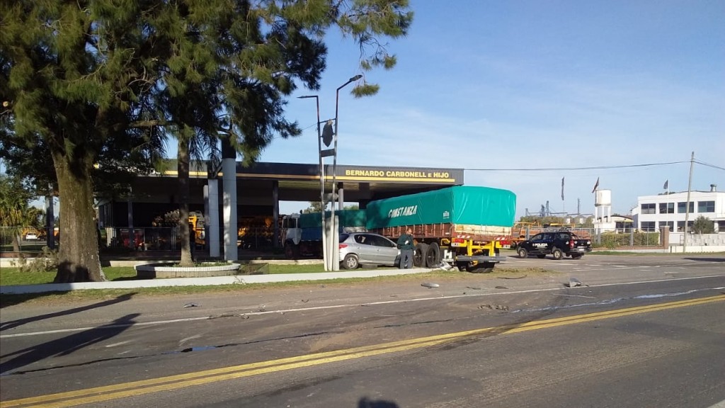 Choque múltiple en acceso sur de San Justo