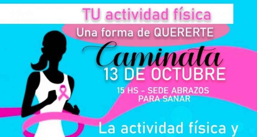 Abrazos para Sanar invita a su caminata Rosa del 13 de octubre